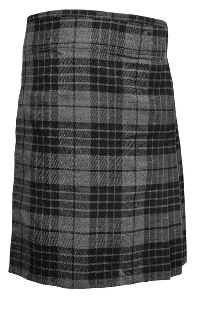 Highland Grey 5 Yard Men's Scottish Kilts 13oz Highland Casual Tartan Kilt