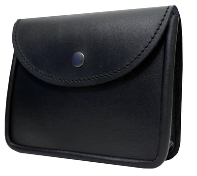 Black Leather Large Belt Pouch Sporran Bag Piper Drummer Kilt Band Brass