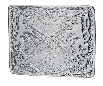 MEN'S SCOTTISH KILT BELT BUCKLES CELTIC DESIGNS CHROME BUCKLES - 5000-02