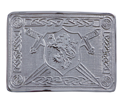 MEN'S SCOTTISH KILT BELT BUCKLES CELTIC DESIGNS CHROME BUCKLES - 5000-03