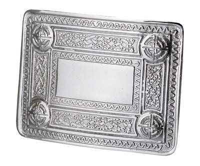 MEN'S SCOTTISH KILT BELT BUCKLES CELTIC DESIGNS CHROME BUCKLES - 5000-06