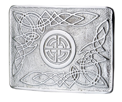 MEN'S SCOTTISH KILT BELT BUCKLES CELTIC DESIGNS CHROME BUCKLES - 5000-09