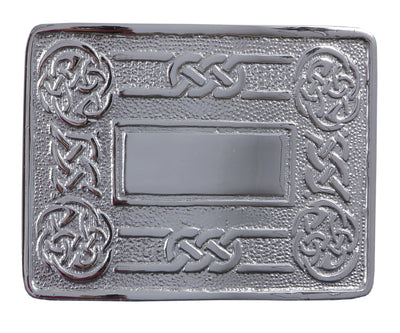 MEN'S SCOTTISH KILT BELT BUCKLES CELTIC DESIGNS CHROME BUCKLES - 5000-10