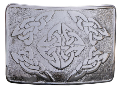 MEN'S SCOTTISH KILT BELT BUCKLES CELTIC DESIGNS CHROME BUCKLES - 5000-27