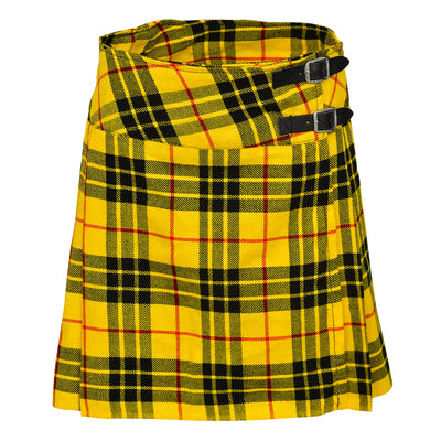 Macleod of Lewis Ladies Knee Length Kilt Skirt 20" Length Tartan Pleated Kilts Buckled Straps