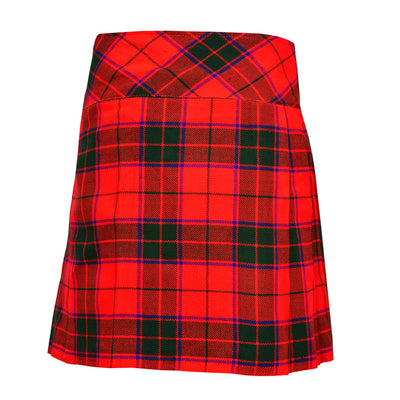 Scottish Rose Ladies Knee Length Kilt Skirt 20" Length Tartan Pleated Kilts Buckled Straps