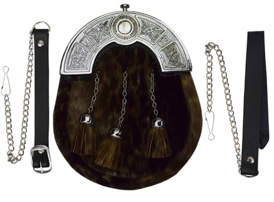 Full Dress Kilt Sporran Celtic Cantle/Scottish Kilt Sporran