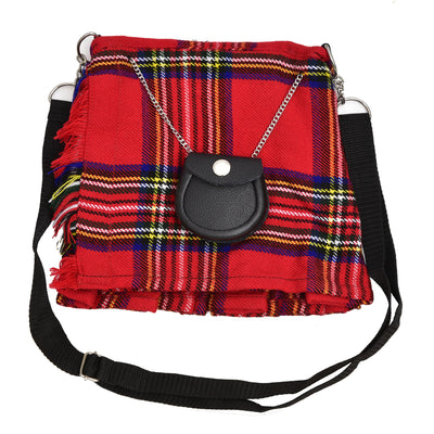 Ladies Shoulder Tartan Bag Women Casual Tartan Hand Bag - ROYAL STEWART