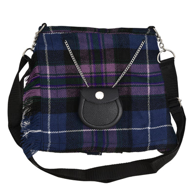 Ladies Shoulder Tartan Bag Women Casual Tartan Hand Bag - PRIDE OF SCOTLAND