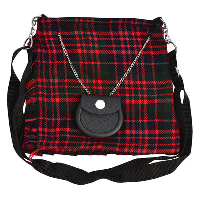 Ladies Shoulder Tartan Bag Women Casual Tartan Hand Bag - MACDONALD