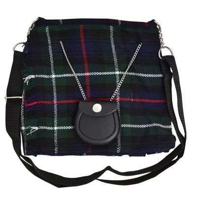 Ladies Shoulder Tartan Bag Women Casual Tartan Hand Bag - MACKENZIE