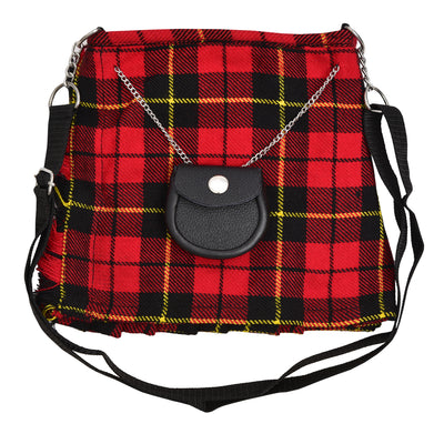 Ladies Shoulder Tartan Bag Women Casual Tartan Hand Bag - WALLACE