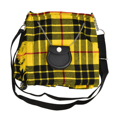 Ladies Shoulder Tartan Bag Women Casual Tartan Hand Bag - MACLEOD OF LEWIS
