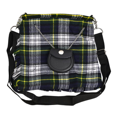 Ladies Shoulder Tartan Bag Women Casual Tartan Hand Bag - DRESS GORDON