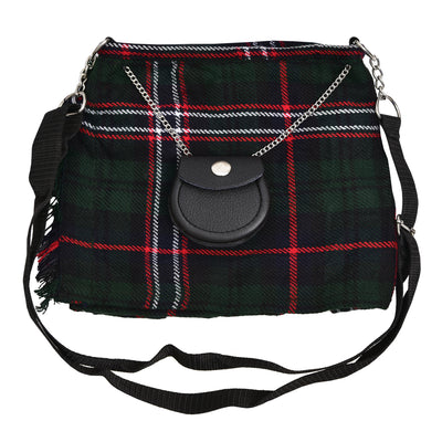 Ladies Shoulder Tartan Bag Women Casual Tartan Hand Bag - SCOTTISH NATIONAL