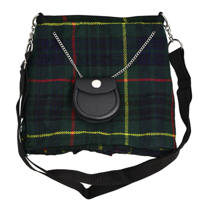 Ladies Shoulder Tartan Bag Women Casual Tartan Hand Bag - HUNTING STEWART