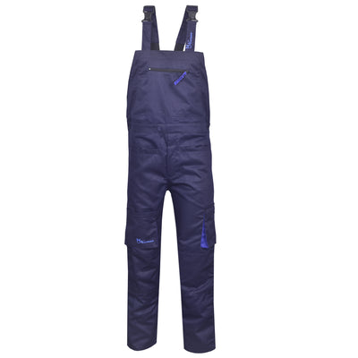 Navy Blue Bib and Brace Overalls Heavy Duty Work Trousers Dungaress Coveralls Boilersuit