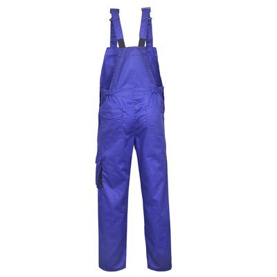 Royal Blue Bib and Brace Overalls Heavy Duty Work Trousers Dungaress Coveralls Boilersuit
