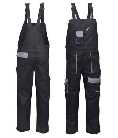 Black Work Bib and Brace Overalls, Overalls Men, Bib and Brace Dungarees Coveralls