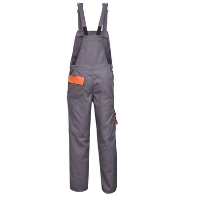 Grey Work Bib and Brace Overalls, Overalls Men, Bib and Brace Dungarees Coveralls