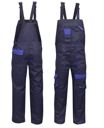 Navy Blue Work Bib and Brace Overalls, Overalls Men, Bib and Brace Dungarees Coveralls