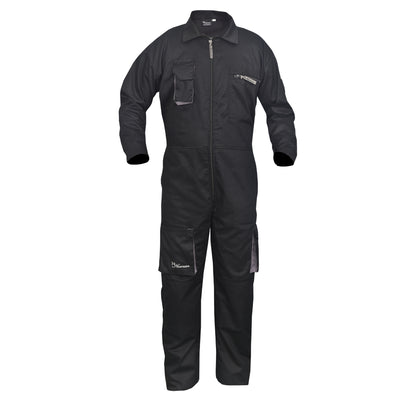 Black Coveralls Work Wear Men's Overalls Boiler Suit Garage Overalls Mechanics Suit