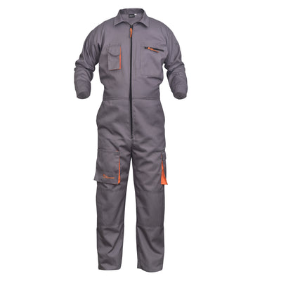 Grey Coveralls Work Wear Men's Overalls Boiler Suit Garage Overalls Mechanics Suit