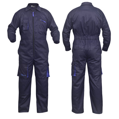 Navy Blue Coveralls Work Wear Men's Overalls Boiler Suit Garage Overalls Mechanics Suit