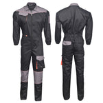 Black Coveralls Men's Overalls Boiler Suit Coveralls Garage Overalls Mechanics Boilersuit Protective