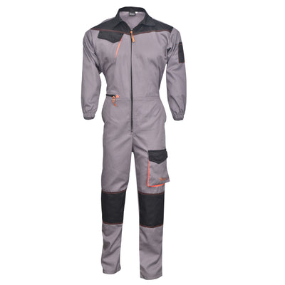 Grey Coveralls Men's Overalls Boiler Suit Coveralls Garage Overalls Mechanics Boilersuit Protective