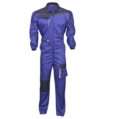 Royal Blue Coveralls Men's Overalls Boiler Suit Coveralls Garage Overalls Mechanics Boilersuit Protective