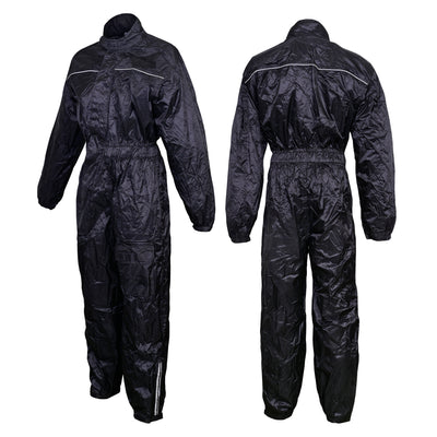 Black Waterproof Coverall Overall Boiler Suit Workwear Boilersuit Men's Rain Suit
