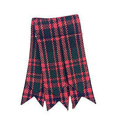 Men’s Kilt Hose Sock Flashes with Garter Pointed Highland Wear - MACDONALD