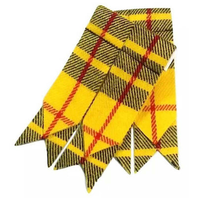 Men’s Kilt Hose Sock Flashes with Garter Pointed Highland Wear - MACLEOD OF LEWIS