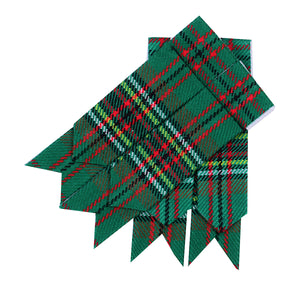 Men’s Kilt Hose Sock Flashes with Garter Pointed Highland Wear - TARA