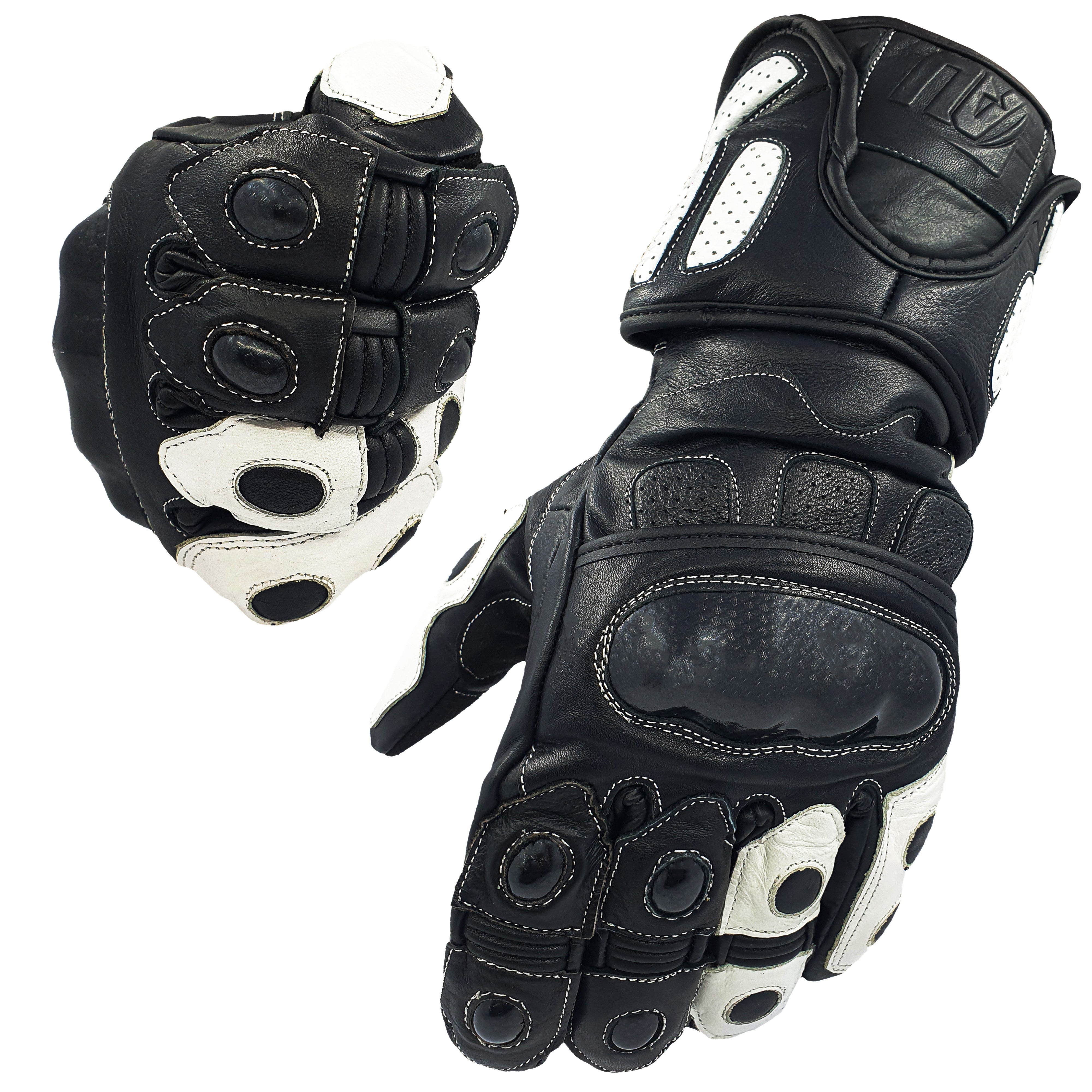 Waterproof Motorcycle Motobike Scooter Leather Sports Long Gloves Windproof