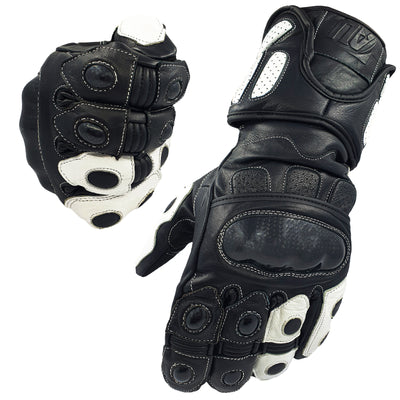 Waterproof Motorcycle Motobike Scooter Leather Sports Long Gloves Windproof