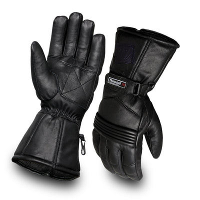 Thermal Motorbike Motorcycle Leather Gloves Waterproof Protection Winter Summer