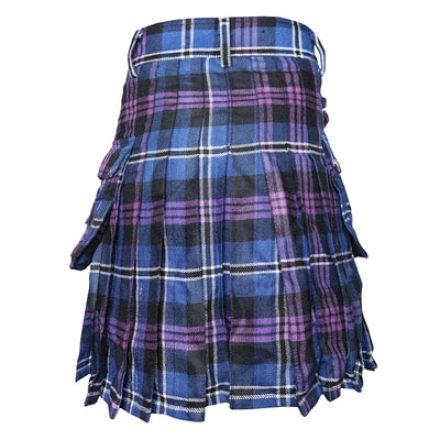 Heritage of Scotland Tartan Utility Kilts for Men 8 Yard 13oz Kilt Traditional Highland Tartan Scottish Men’s Kilt