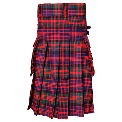 Macdonald Tartan Utility Kilts for Men 8 Yard 13oz Kilt Traditional Highland Tartan Scottish Men’s Kilt