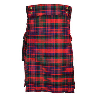 Macdonald Tartan Utility Kilts for Men 8 Yard 13oz Kilt Traditional Highland Tartan Scottish Men’s Kilt