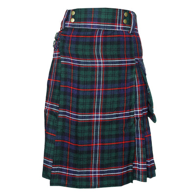 Scottish National Tartan Utility Kilts for Men 8 Yard 13oz Kilt Traditional Highland Tartan Scottish Men’s Kilt