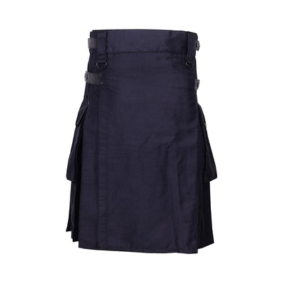 Buchanan Men's Hybrid Utility Kilt - Durable Cotton Jeans Fabric Kilt for Men with Cargo Style Pockets Traditional Modern Kilt