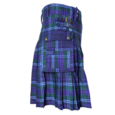 Spirit of Scotland Tartan Utility Kilts for Men 8 Yard 13oz Kilt Traditional Highland Tartan Scottish Men’s Kilt
