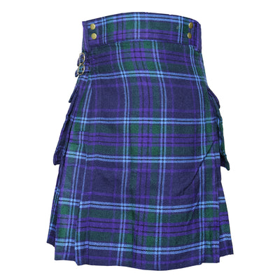 Spirit of Scotland Tartan Utility Kilts for Men 8 Yard 13oz Kilt Traditional Highland Tartan Scottish Men’s Kilt