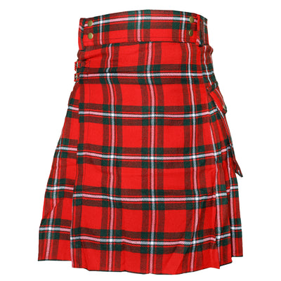 Macgregor Tartan Utility Kilts for Men 8 Yard 13oz Kilt Traditional Highland Tartan Scottish Men’s Kilt